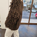 Kikisix cardigan senza bottoni t.moro