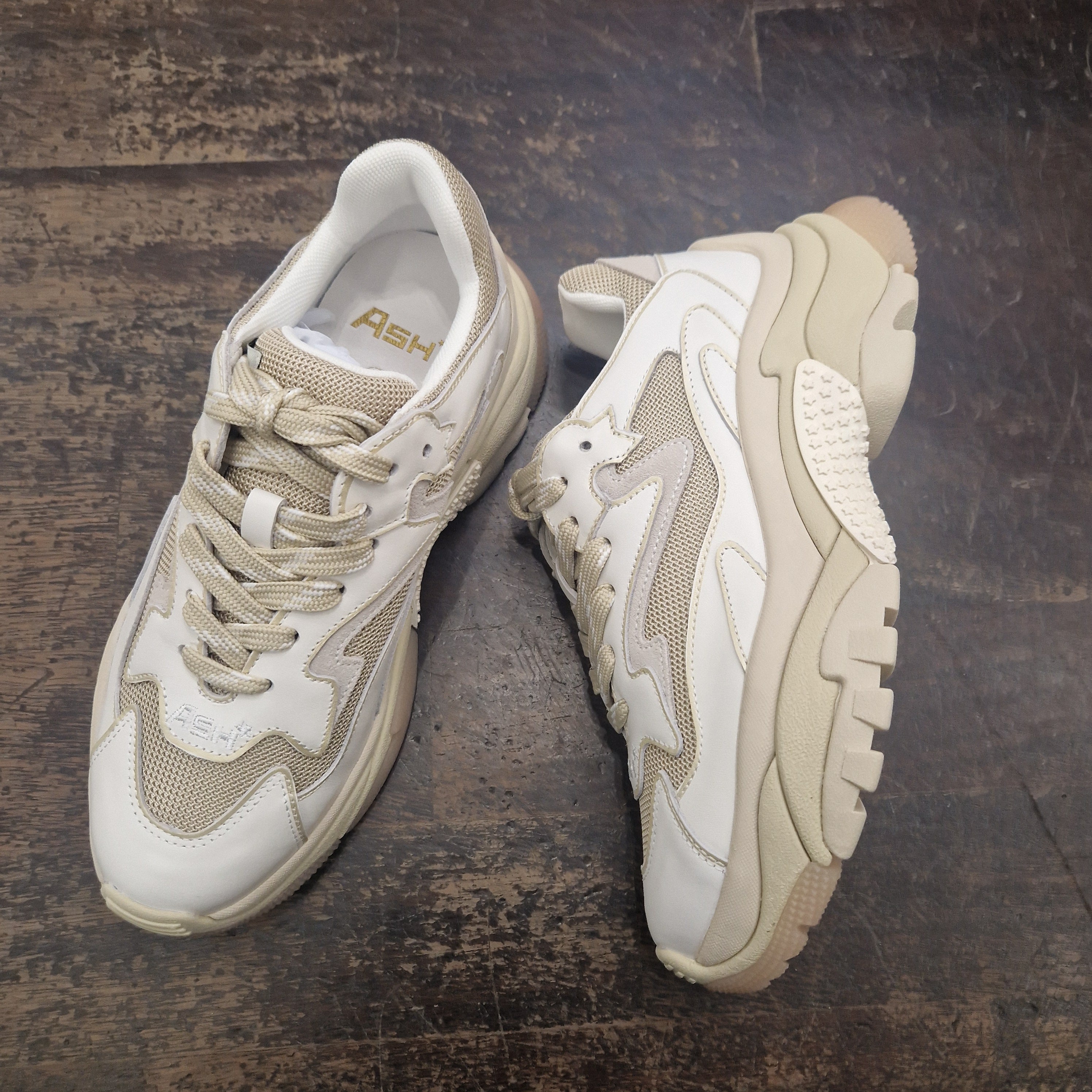 ASH sneakers ADDICT  variante gold