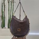 Campomaggi borsa linea GIANNA accessorio medaglie color t.moro