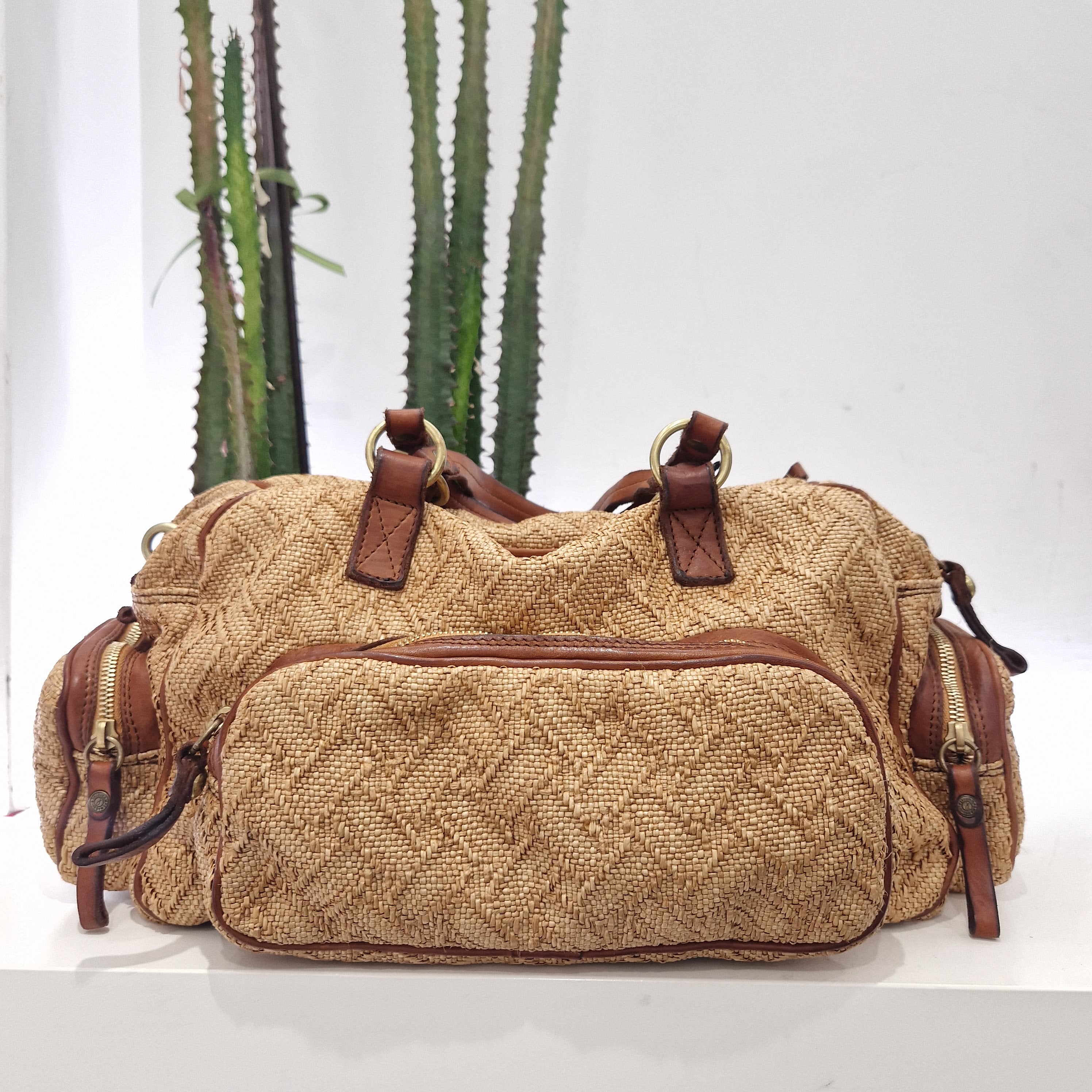Campomaggi linea LARICE borsa bauletto piccolo color cuoio