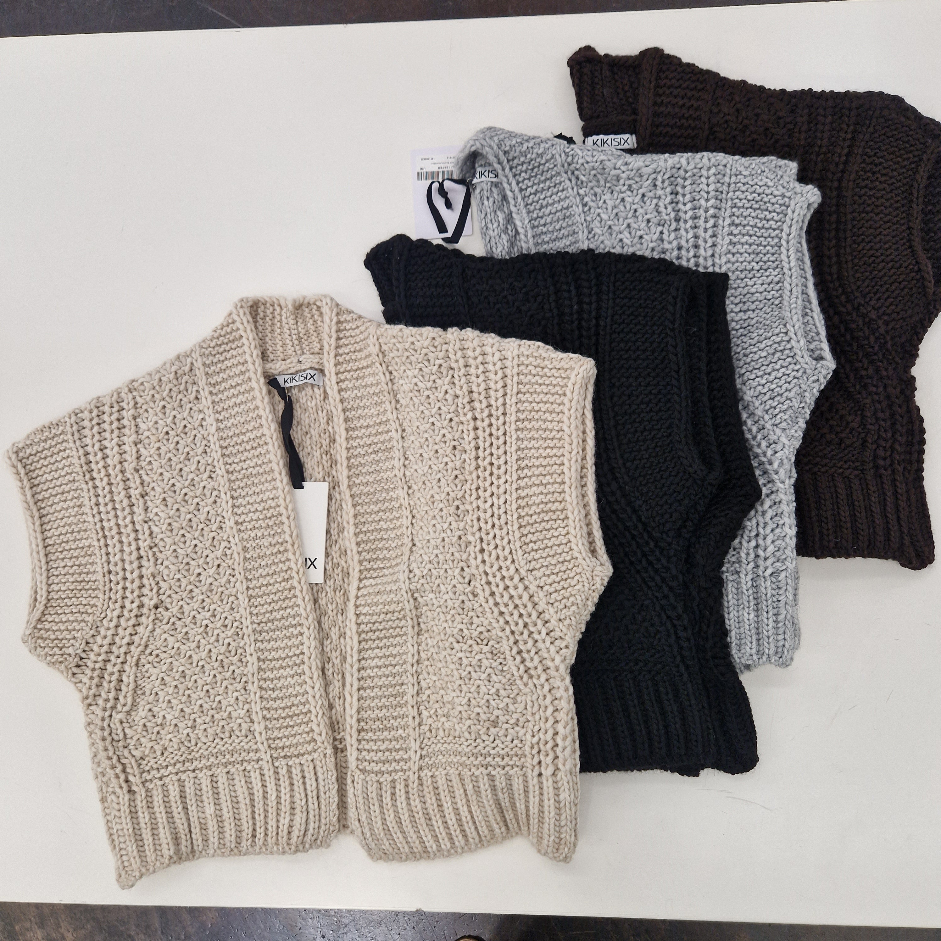 Kikisix gilet in maglia