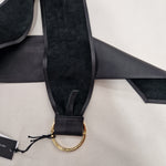Gianni chiarini cintura nera in vera pelle