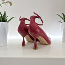 Sergio Levantesi burgundy strap shoe