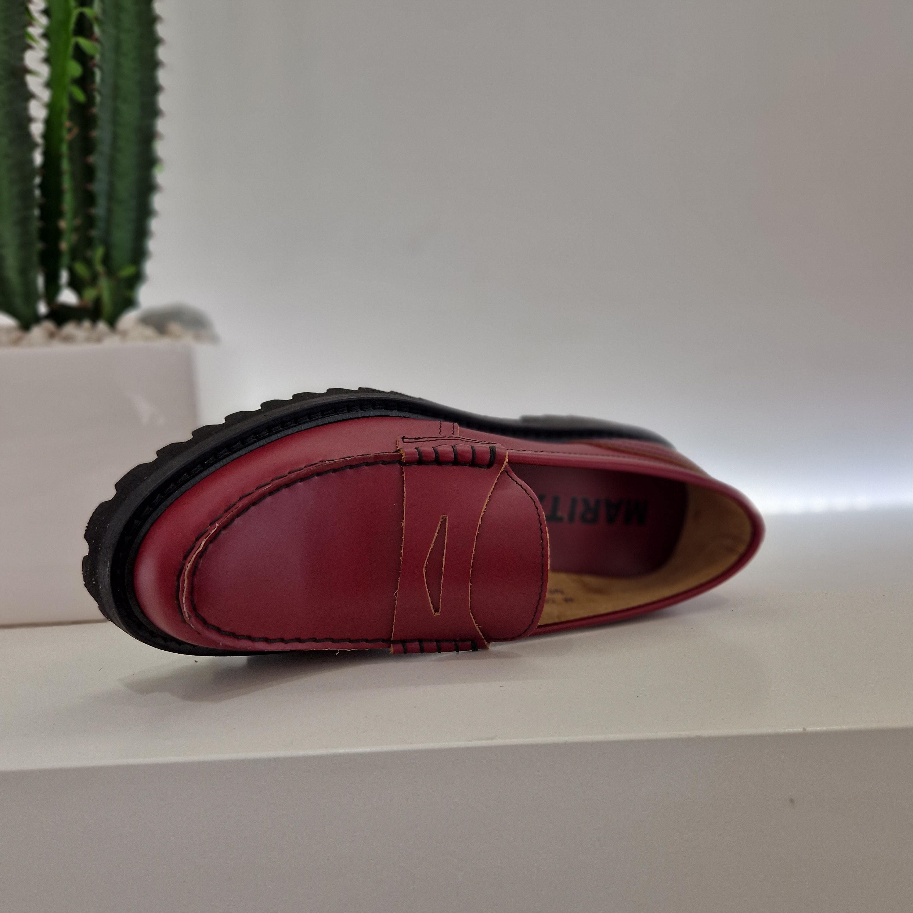 Maritan Verona mocassino rosso