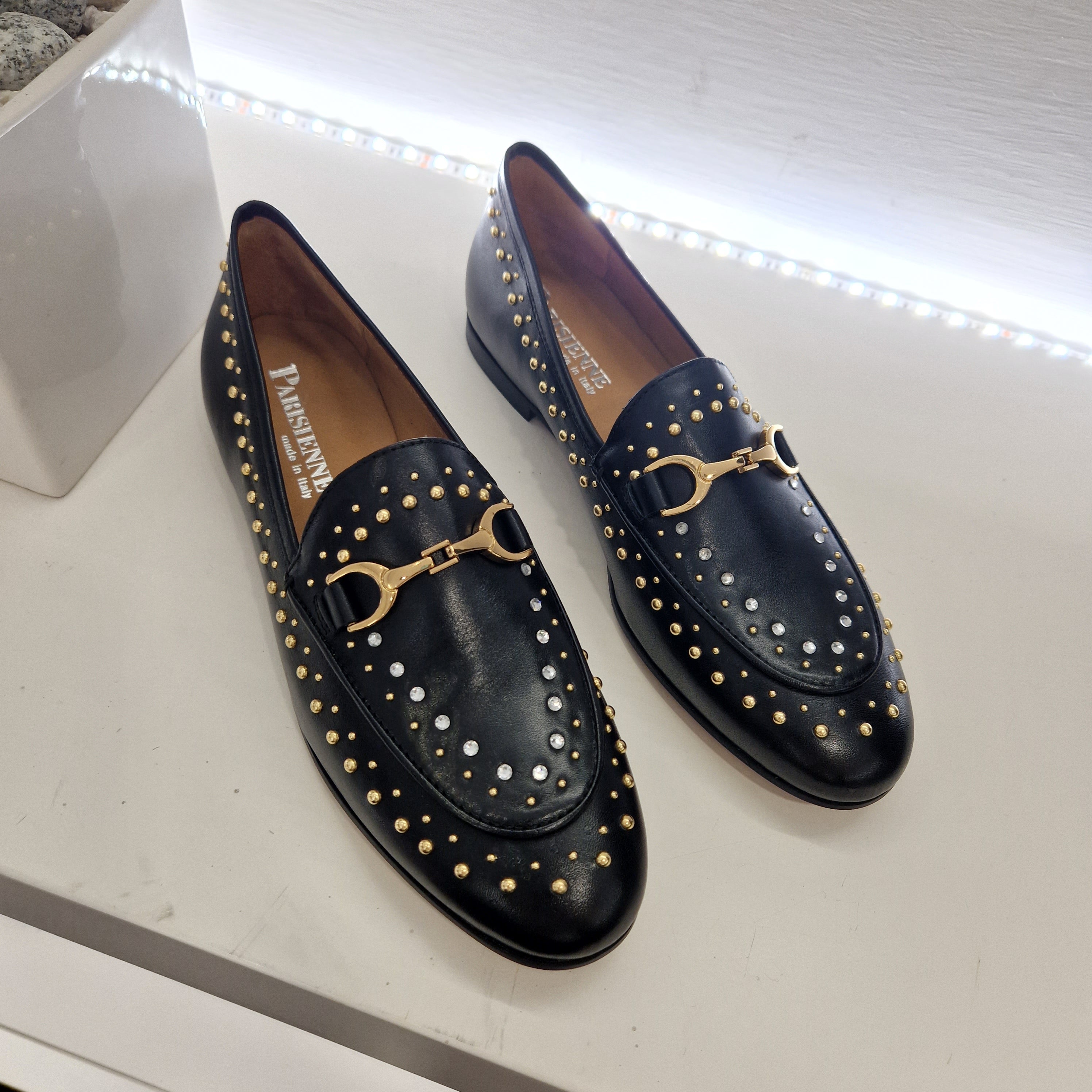 Parisienne mocassino borchie