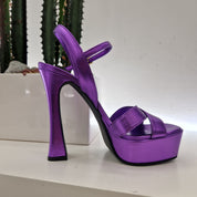 Giampaolo Viozzi purple sandal