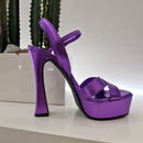 Giampaolo Viozzi purple sandal