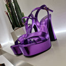 Giampaolo Viozzi purple sandal
