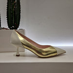 Isabelle Paris scarpa oro/bianca