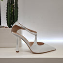 Isabelle Paris white shoe