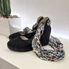 Espadrilles foulard nero