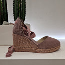 Espadrilles punta chiusa melange