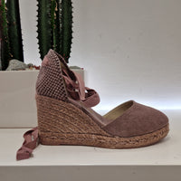 Espadrilles punta chiusa melange