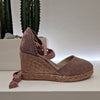 Espadrilles punta chiusa melange