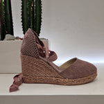 Espadrilles punta chiusa melange