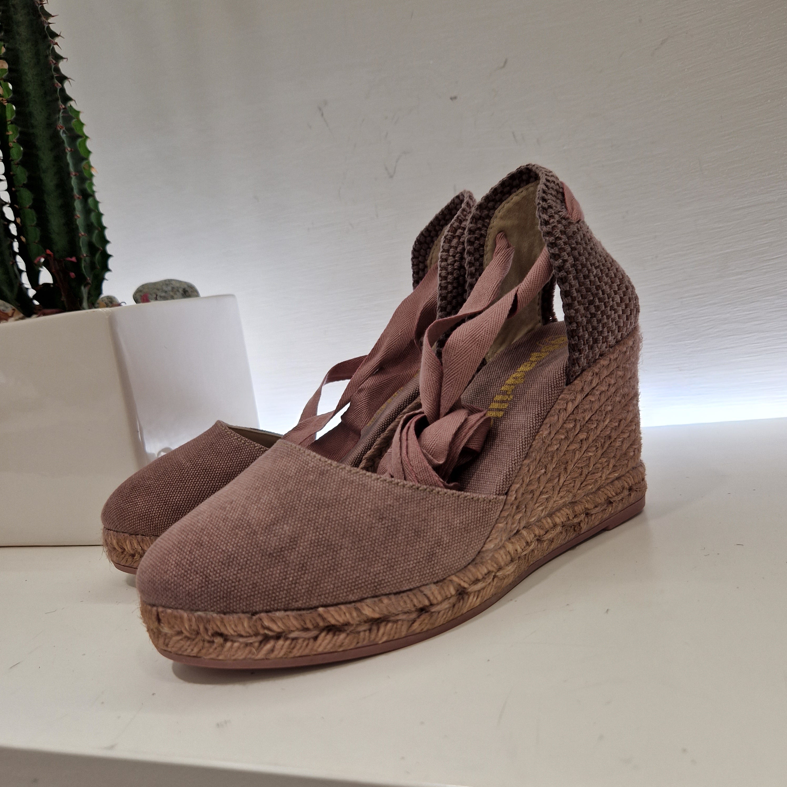 Espadrilles punta chiusa melange