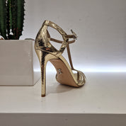 Sergio Levantesi gold sandal