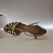 Sergio Levantesi gold sandal