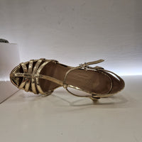 Sergio Levantesi gold sandal