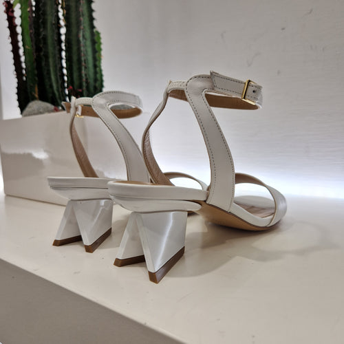 Wo Milano sandalo bianco