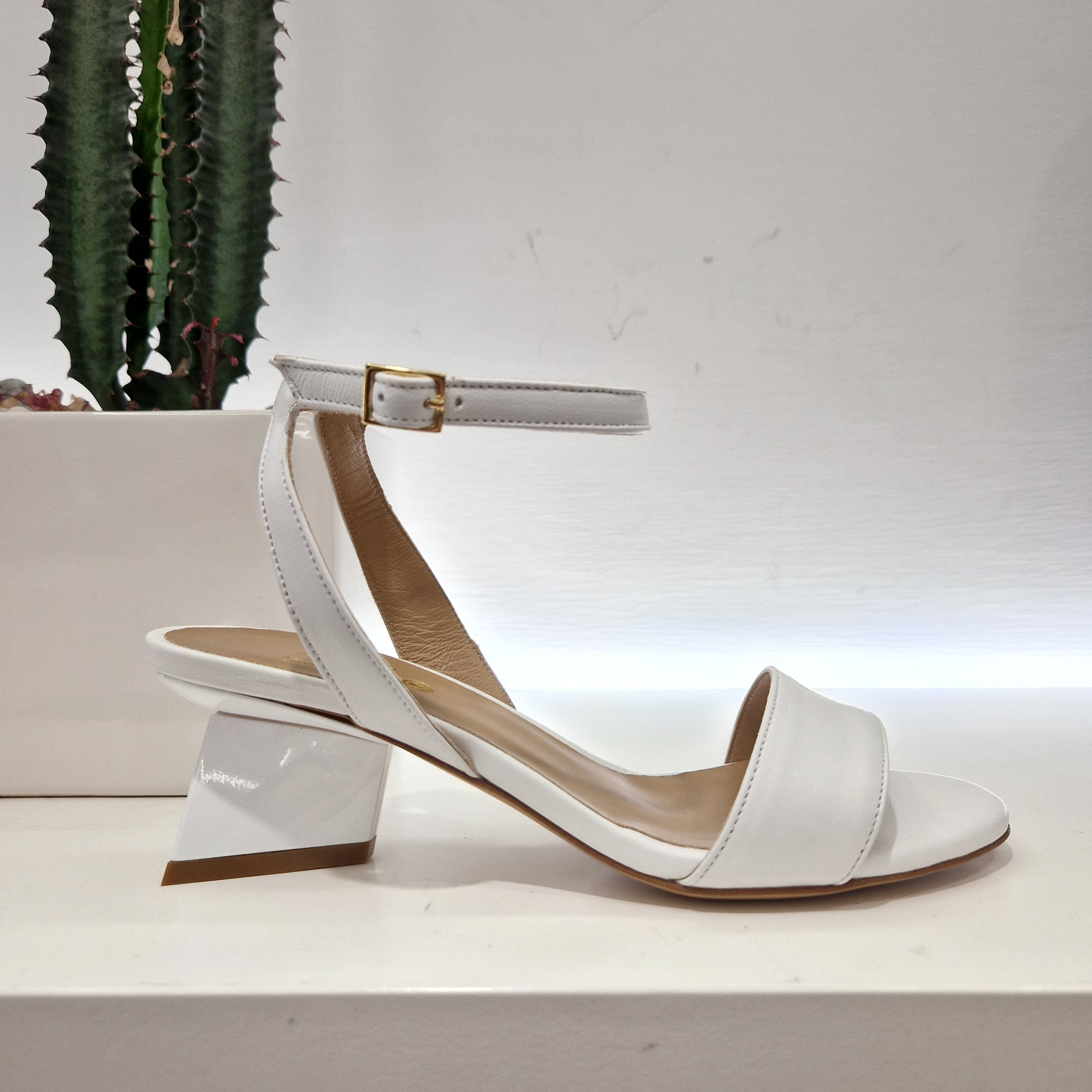 Wo Milano sandalo bianco