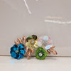 Spilla fiori paillettes