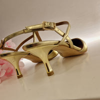 Doop gold open shoe