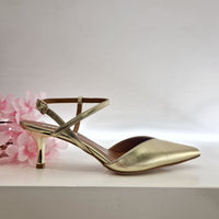 Doop gold open shoe