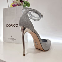 Sergio Levantesi scarpa glitter argento