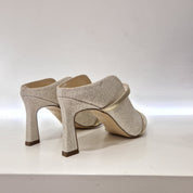 Dorico gold glitter sabot
