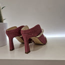 Dorico pink glitter sabot