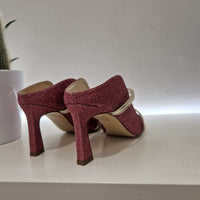 Dorico pink glitter sabot