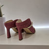 Dorico sabot glitter rosa