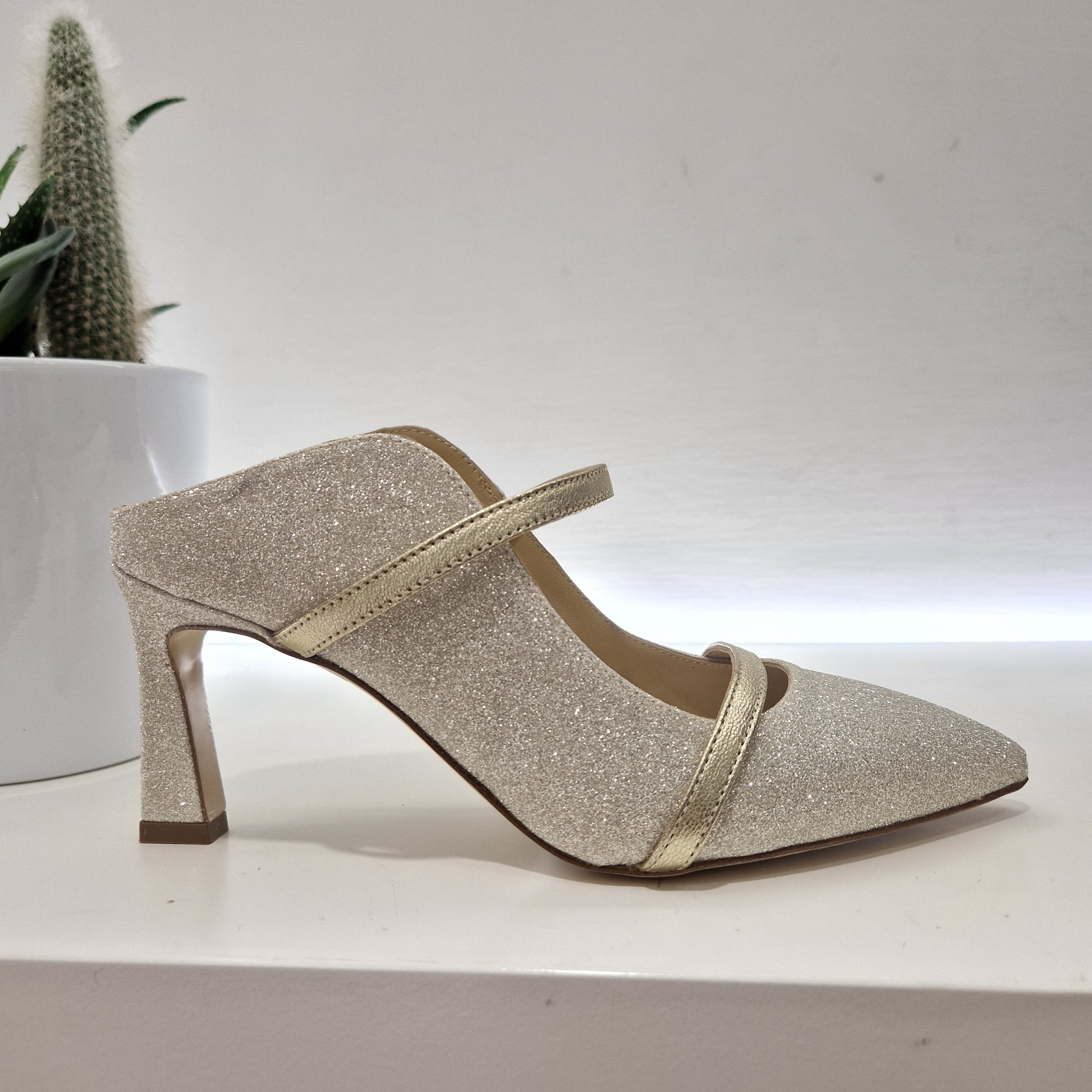 Dorico sabot glitter oro