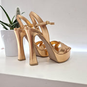 Giampaolo Viozzi sandalo oro rosato