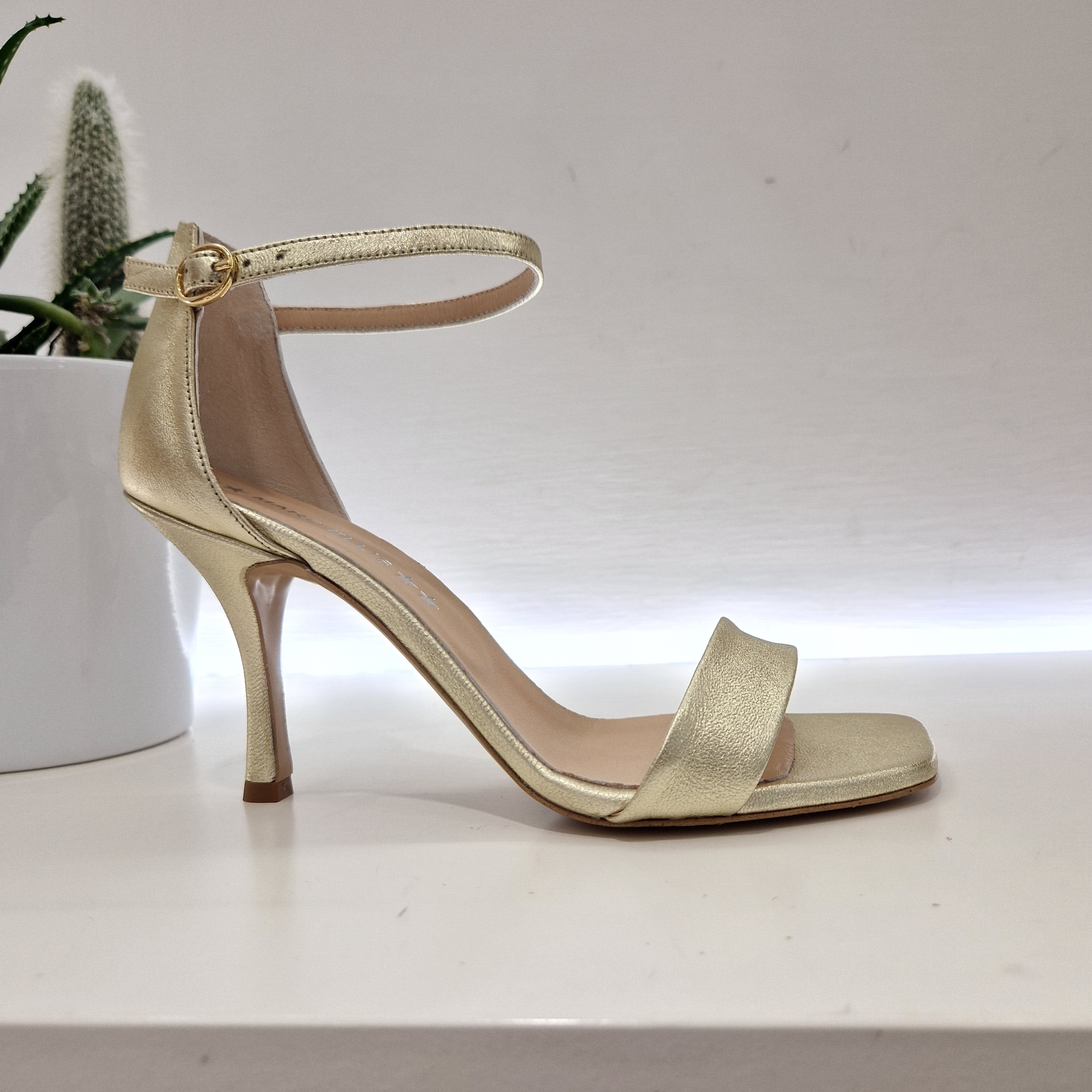 Marc Ellis gold sandal