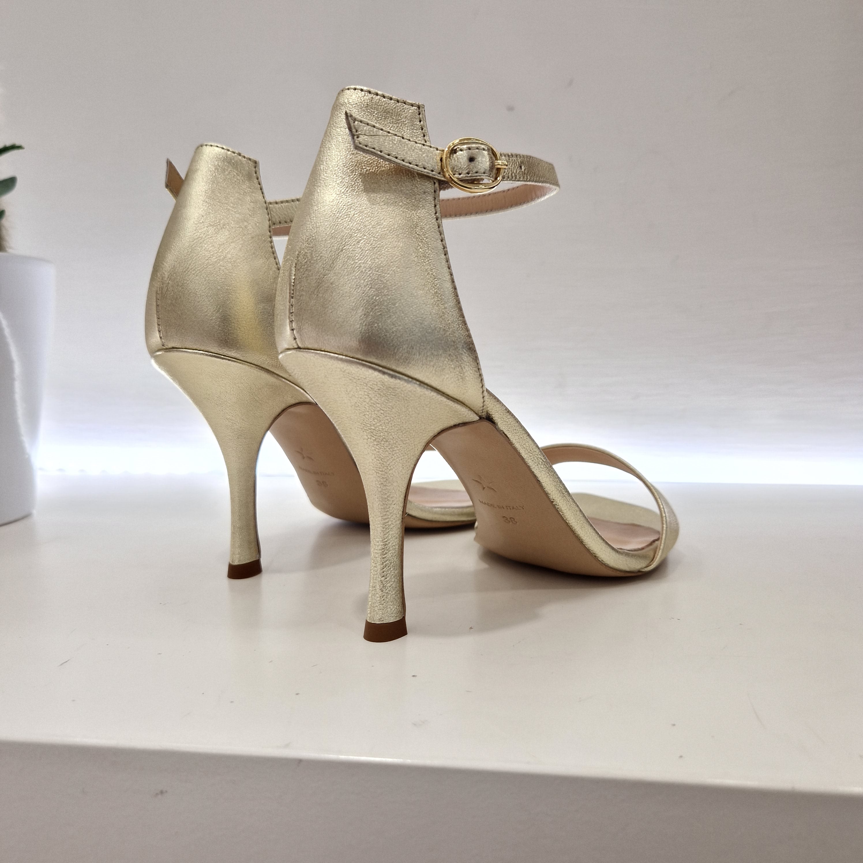 Marc Ellis gold sandal