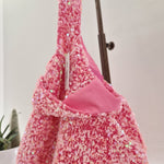 Pochettes paillette rosa
