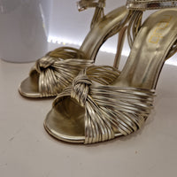 Gold sandal heel 10