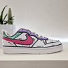 Nike custom baffo fuxia