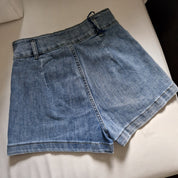 Jeans shorts with pockets