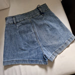 Pantaloncino short in jeans con tasche