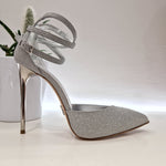 Sergio Levantesi scarpa glitter argento