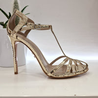 Sergio Levantesi gold sandal