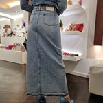 Gonna LUNA  lunga denim