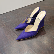 Scarpa zeppa viola