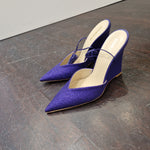Scarpa zeppa viola