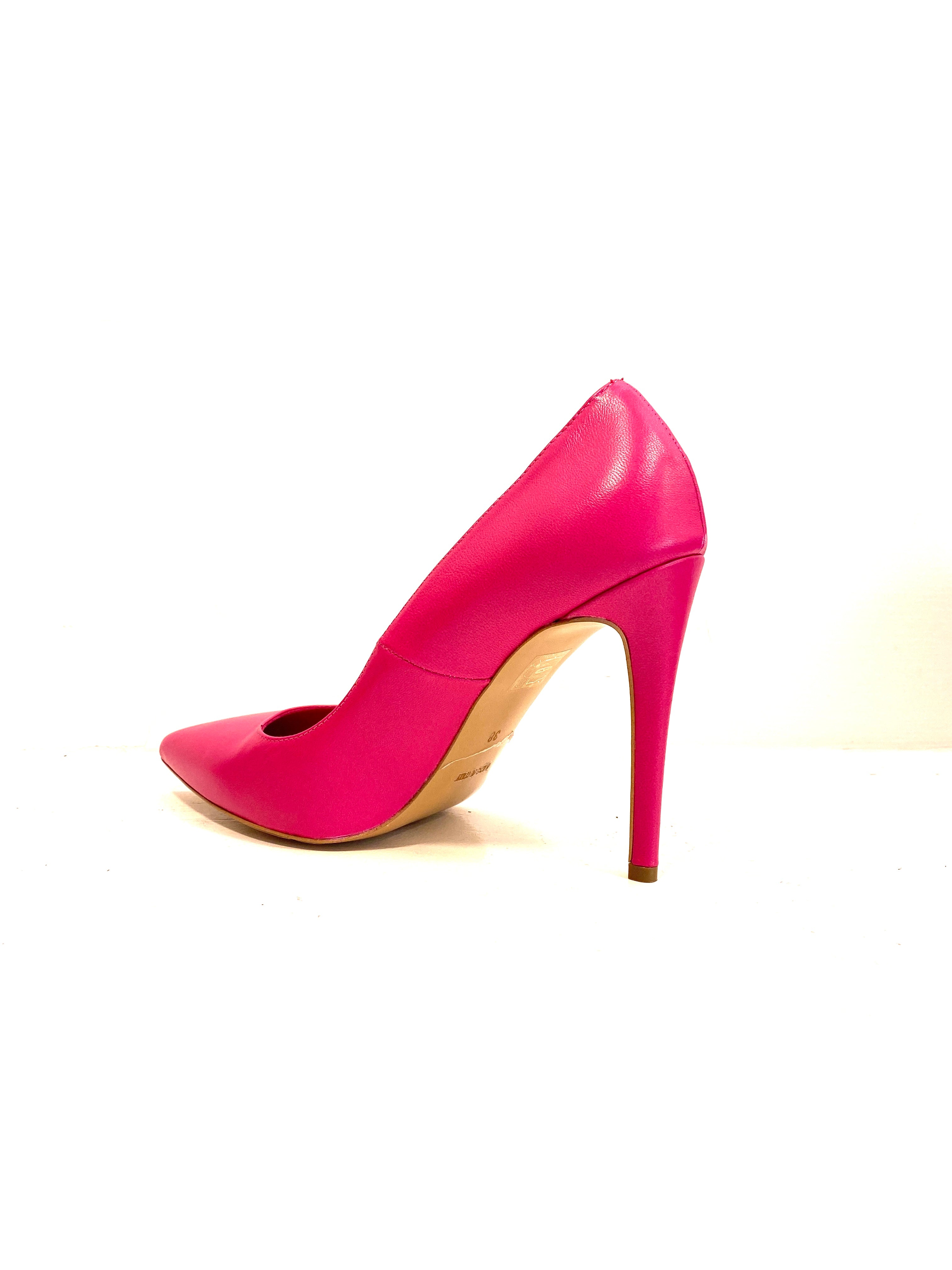 Paolo Mattei decollettè tacco 11 cm fuxia
